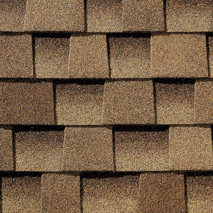 light brown roof shingles